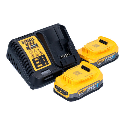 DeWalt DCF 922 E2 Akku Schlagschrauber 18 V 406 Nm 1/2" Brushless + 2x Powerstack Akku 1,7 Ah + Ladegerät