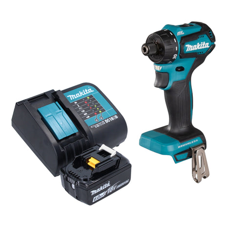 Makita DDF 083 SG1 Akku Bohrschrauber 18 V 40 Nm 1/4'' Brushless + 1x Akku 6,0 Ah + Ladegerät