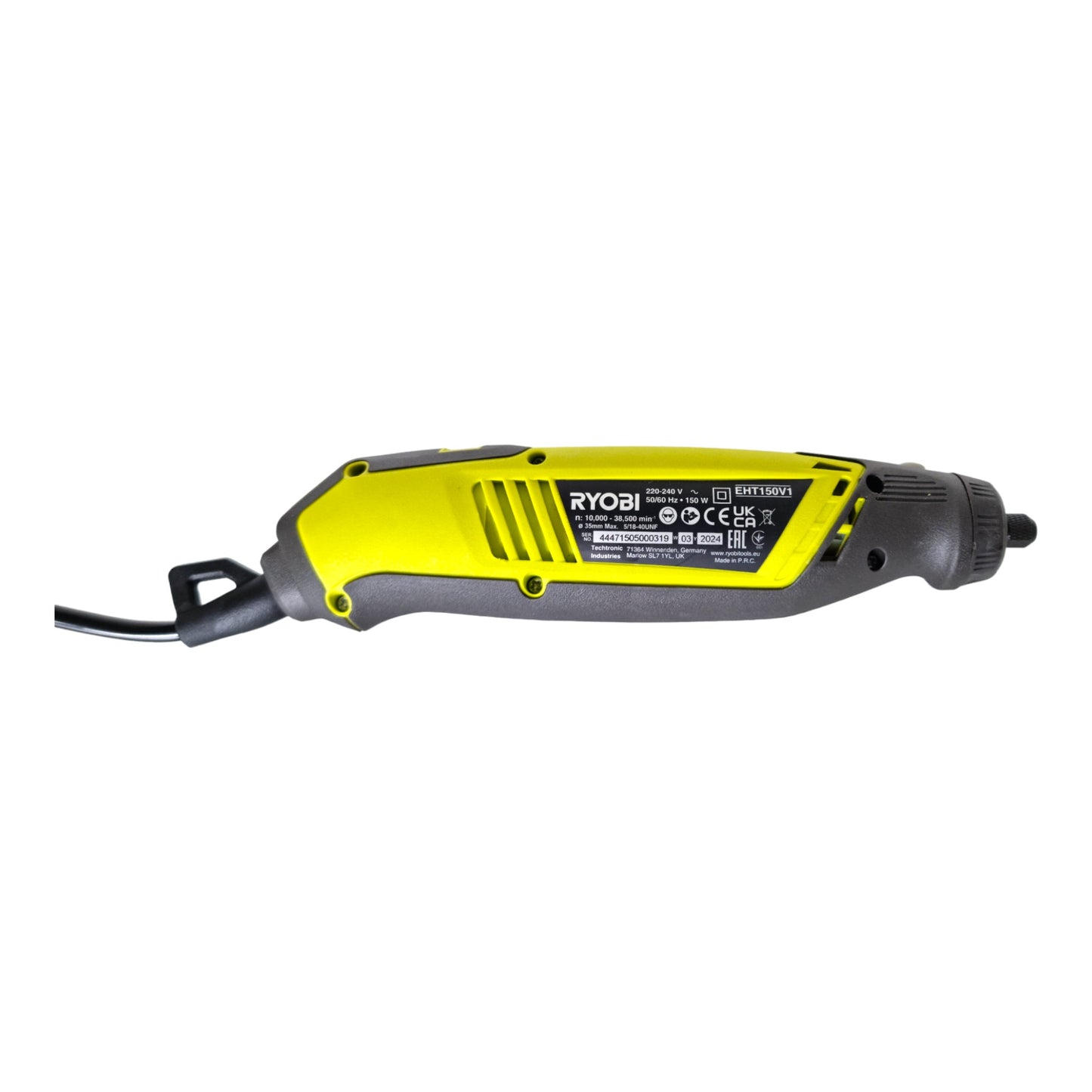 Outil rotatif Ryobi EHT150V 150 W + 115 pièces accessoires + coffret (5133000754)