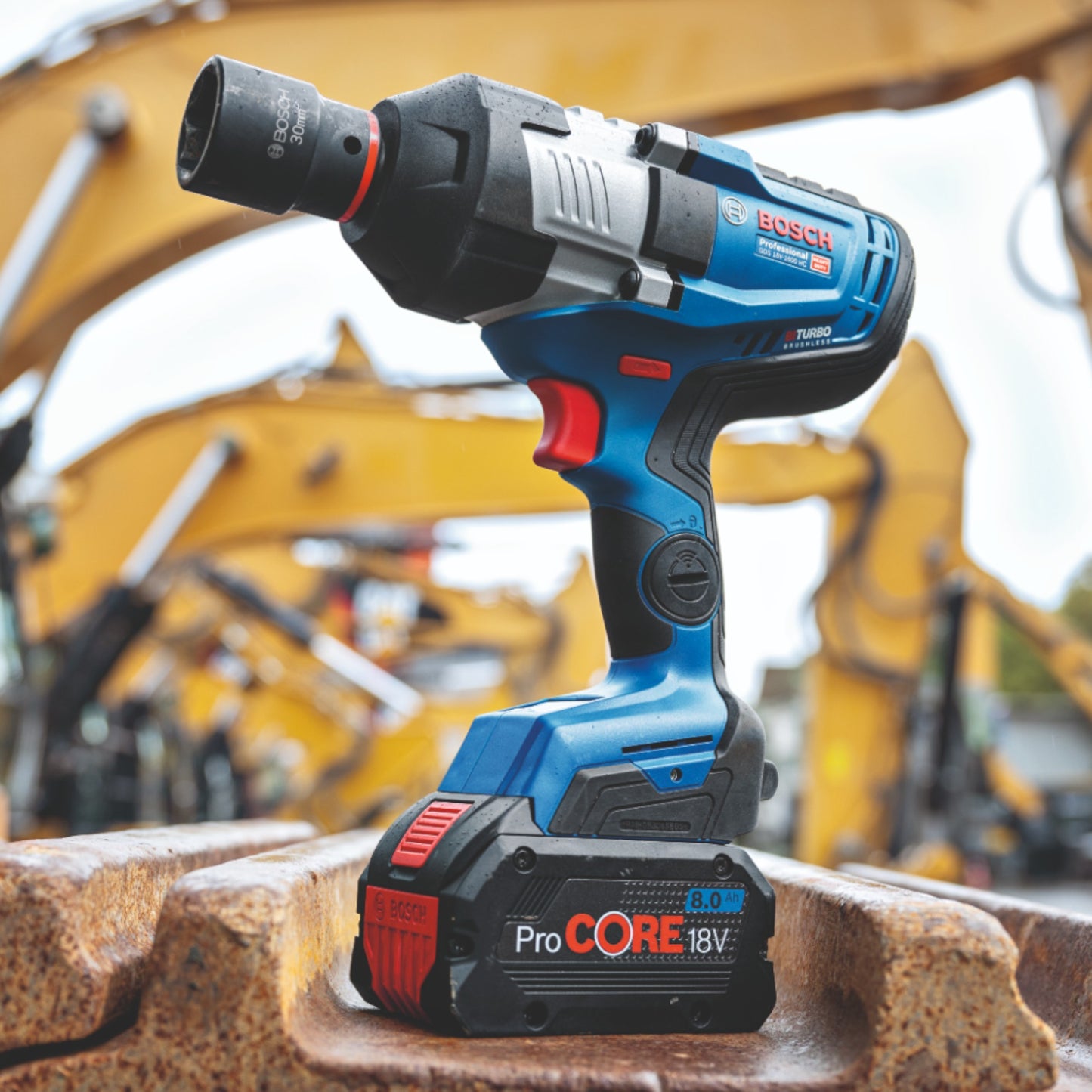 Bosch GDS 18V-1600 HC Professional Akku Schlagschrauber 18 V 1600 Nm 3/4'' BITURBO Brushless + 1x ProCORE Akku 4,0 Ah + L-Boxx - ohne Ladegerät