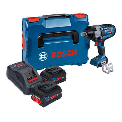 Visseuse à chocs sans fil Bosch GDS 18V-1600 HC Professional 18 V 1600 Nm 3/4'' BITURBO Brushless (06019M1002) + 2x batterie ProCORE 8,0 Ah + chargeur + L-Boxx