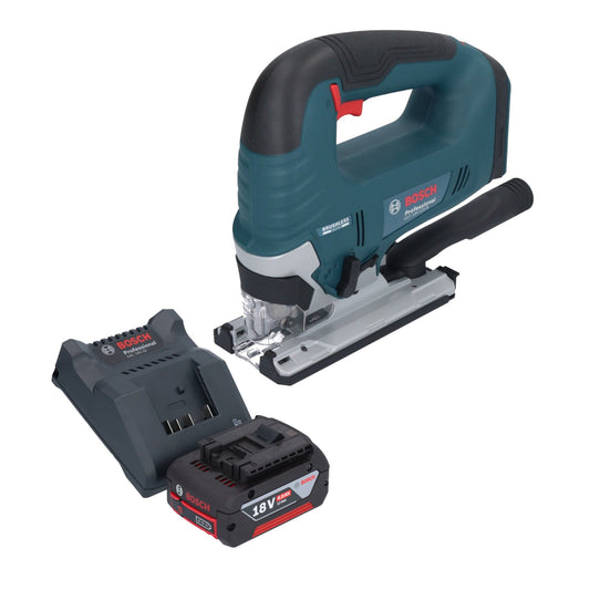 Bosch GST 18V-125 B Professional Akku Stichsäge 18 V 125 mm Brushless + 1x Akku 4,0 Ah + Ladegerät