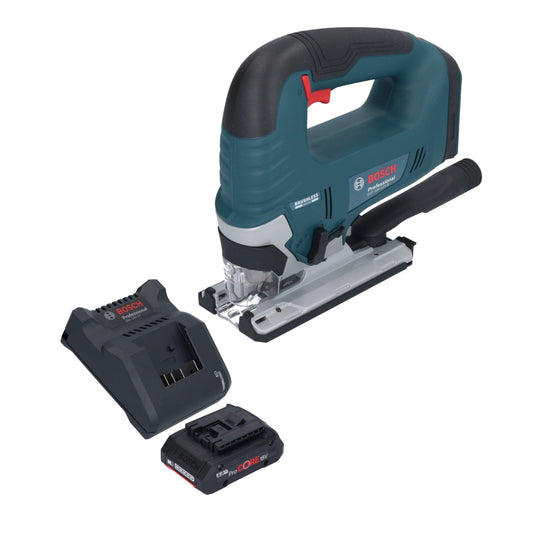 Bosch GST 18V-125 B Scie sauteuse professionnelle sans fil 18 V 125 mm sans balais + 1 batterie ProCORE 4,0 Ah + chargeur