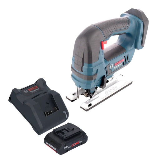 Bosch GST 18V-Li B Professional scie sauteuse sur batterie 18 V + 1x batterie ProCORE 4,0 Ah + chargeur