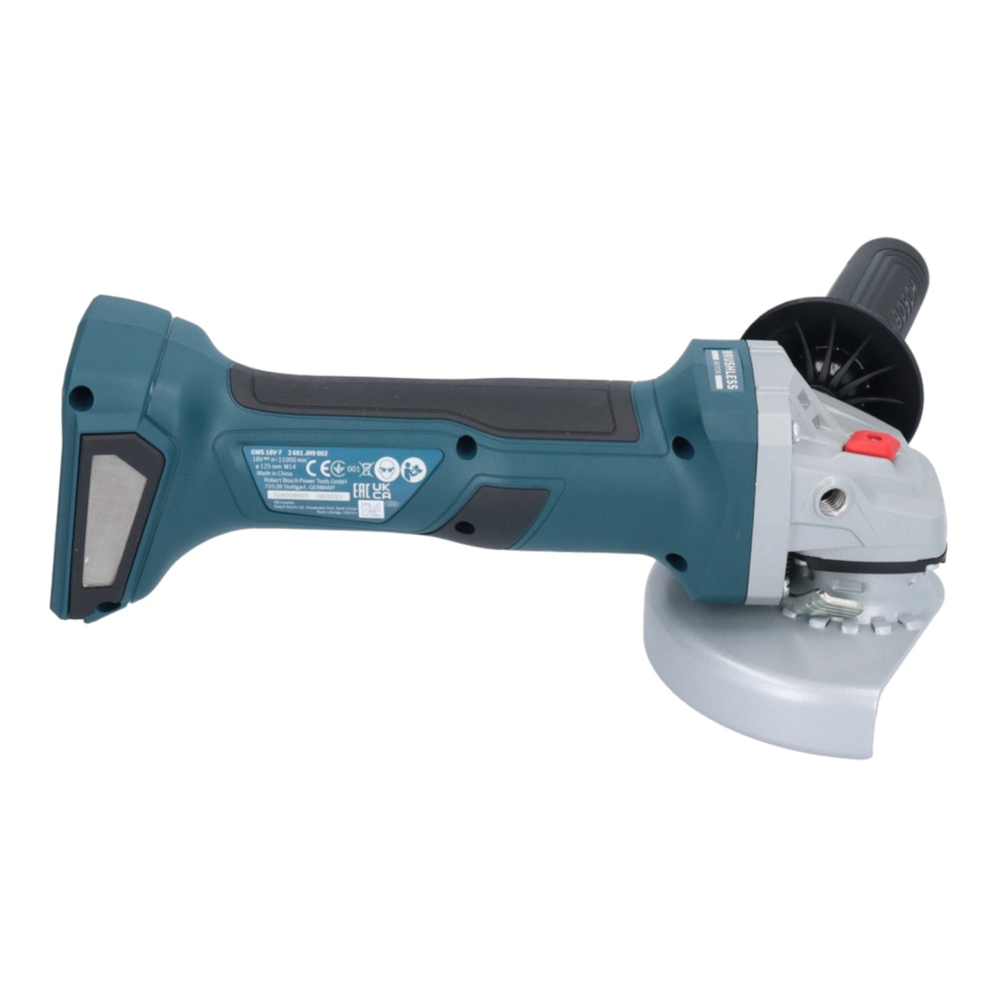 Bosch GWS 18V-7 Professional Akku Winkelschleifer 18 V 125 mm Brushless + 2x Akku 2,0 Ah + Ladegerät