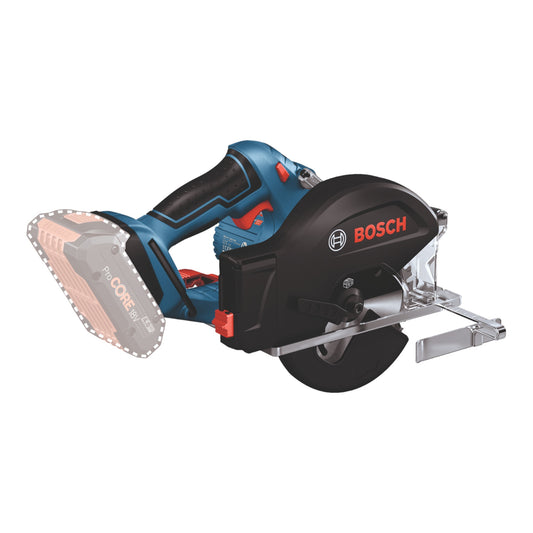 Bosch GKM 18V-50 Professional Akku Metall Handkreissäge 18 V 136 mm Brushless + 2x ProCORE Akku 4,0 Ah + Ladegerät + L-Boxx