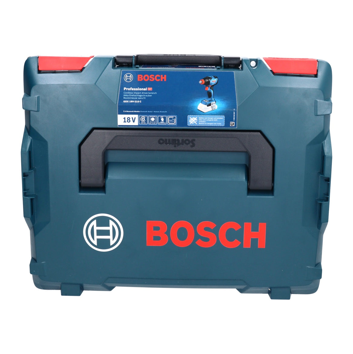 Bosch GDX 18V-210 C Clé à chocs rotative sans fil professionnelle 18 V 210 Nm Brushless + L-Boxx - sans batterie, sans chargeur