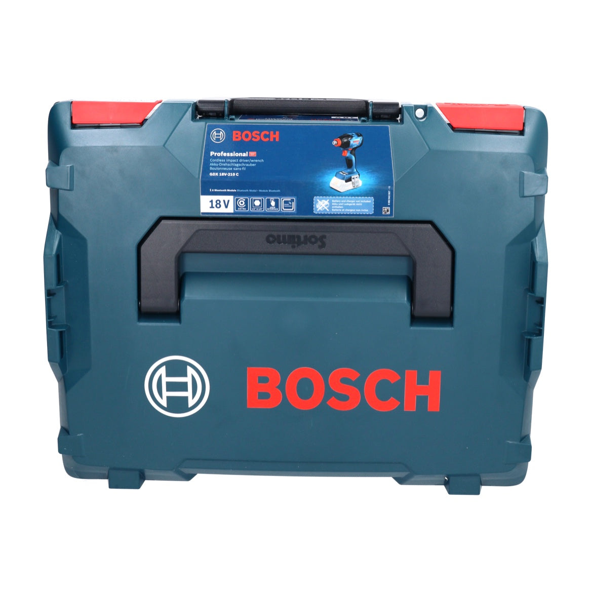 Bosch GDX 18V-210 C Professional Akku Drehschlagschrauber 18 V 210 Nm Brushless + 1x Akku 2,0 Ah + L-Boxx - ohne Ladegerät