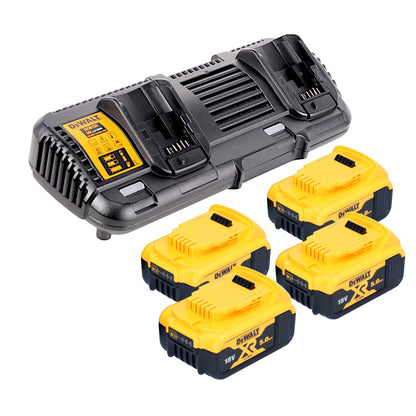 Tondeuse à gazon à batterie DeWalt DCMW 564 P4 36 V (2x 18 V) 48 cm sans balais + 4x batterie 5,0 Ah + chargeur