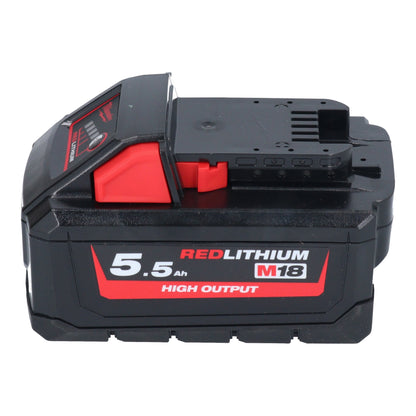 Scie plongeante sans fil Milwaukee M18 FPS55-551 18 V 165 mm sans balais + 1x batterie 5,5 Ah - sans chargeur