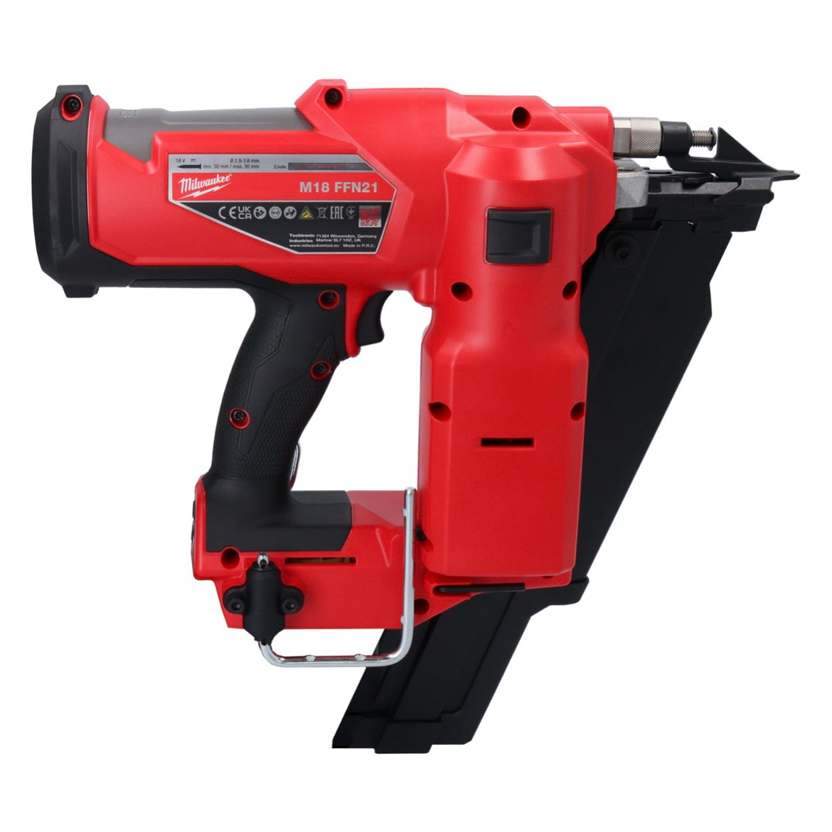 Milwaukee M18 FFN21-0C Akku Nagler 18 V 50 - 90 mm Brushless ( 4933478993 ) + Koffer + Milwaukee M18 TLED Akku Leuchte LED