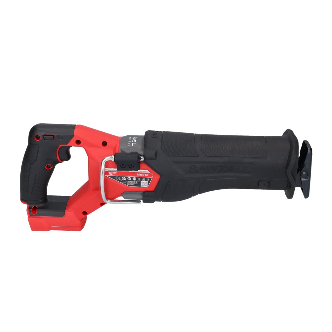 Scie alternative à batterie Milwaukee M18 FSZ-0 18 V brushless solo + éclairage à batterie Milwaukee M18 TLED LED