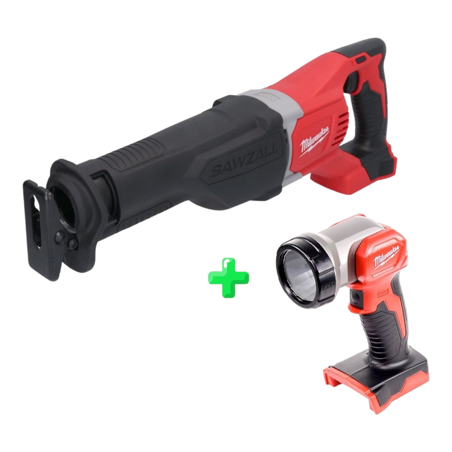 Milwaukee M18 BSX-0 Akku Recipro Säbelsäge 18 V Solo ( 4933447275 ) + Milwaukee M18 TLED Akku Leuchte LED