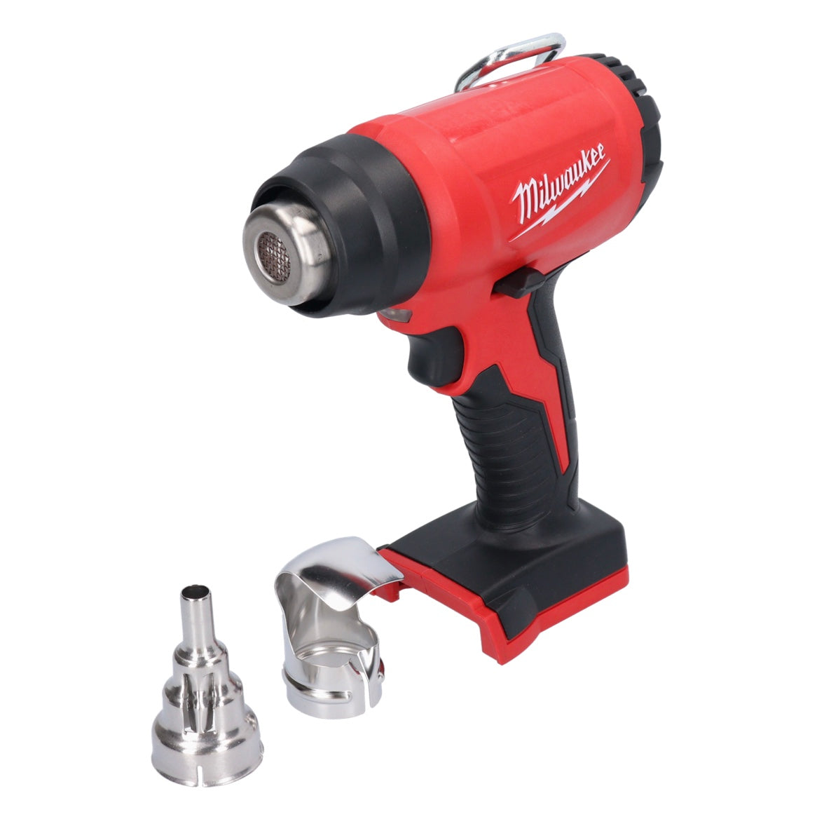 Souffleur à air chaud sur batterie Milwaukee M18 BHG-0 18 V 470 °C Solo (4933459771) + éclairage sur batterie Milwaukee M18 TLED LED