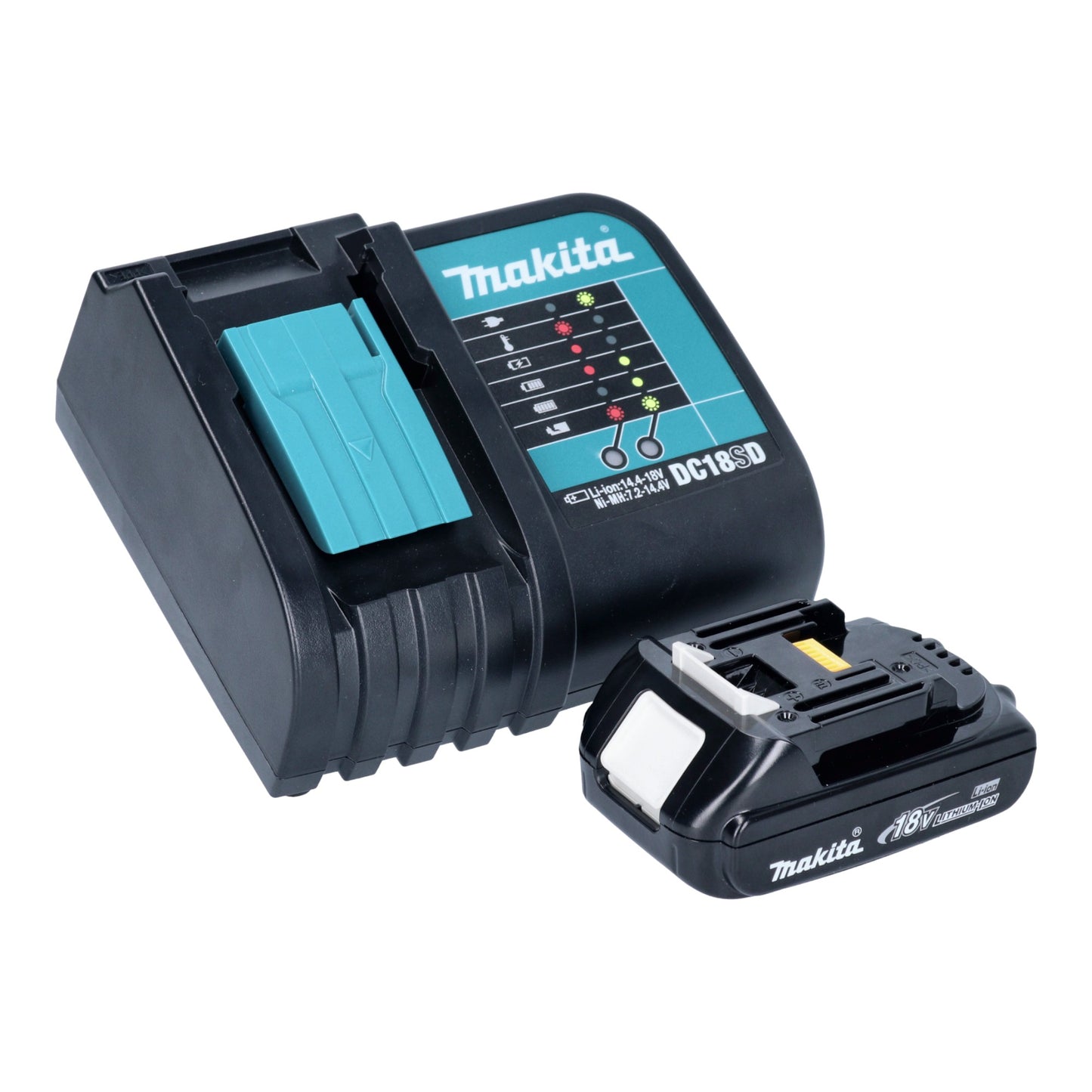 Makita DJV 180 SY1XJ scie sauteuse sur batterie 18 V 135 mm + 1x batterie 1,5 Ah + chargeur + Makpac