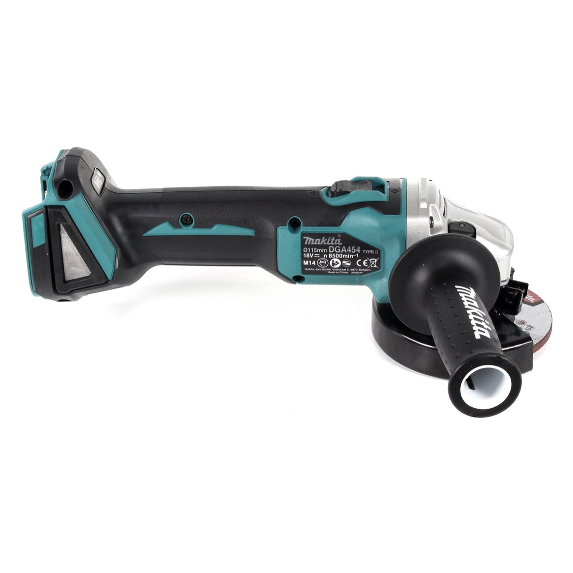 Makita DGA 454 ZJ Akku Winkelschleifer 18 V 115mm Solo + Makpac - ohne Akku, ohne Ladegerät - Toolbrothers