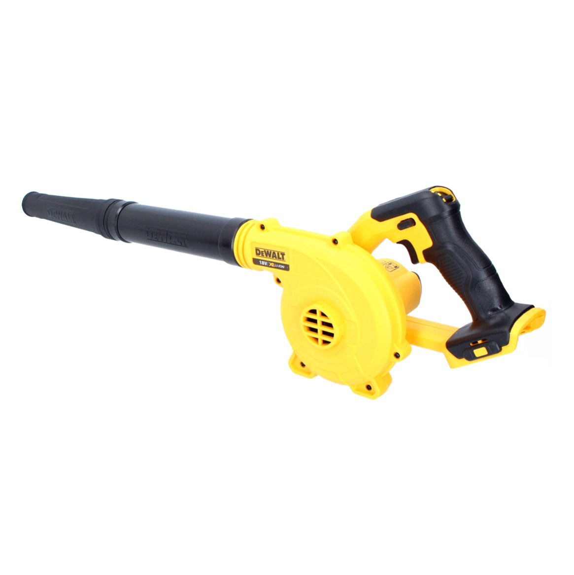 DeWalt DCV 100 N Akku Gebläse / Laubbläser 18 V Solo + DeWalt DCL 040 18V XR Li-Ion Akku Lampe