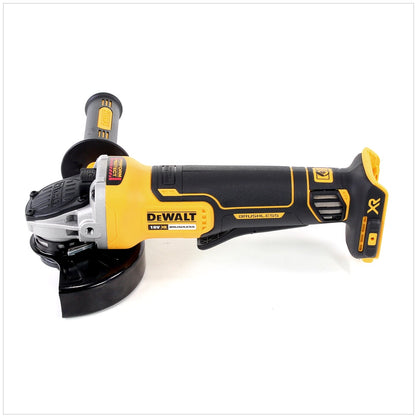 Meuleuse d'angle sur batterie DeWalt DCG 406 NT 18V 125mm brushless solo + TSTAK + lampe sur batterie DeWalt DCL 040 18V XR Li-Ion