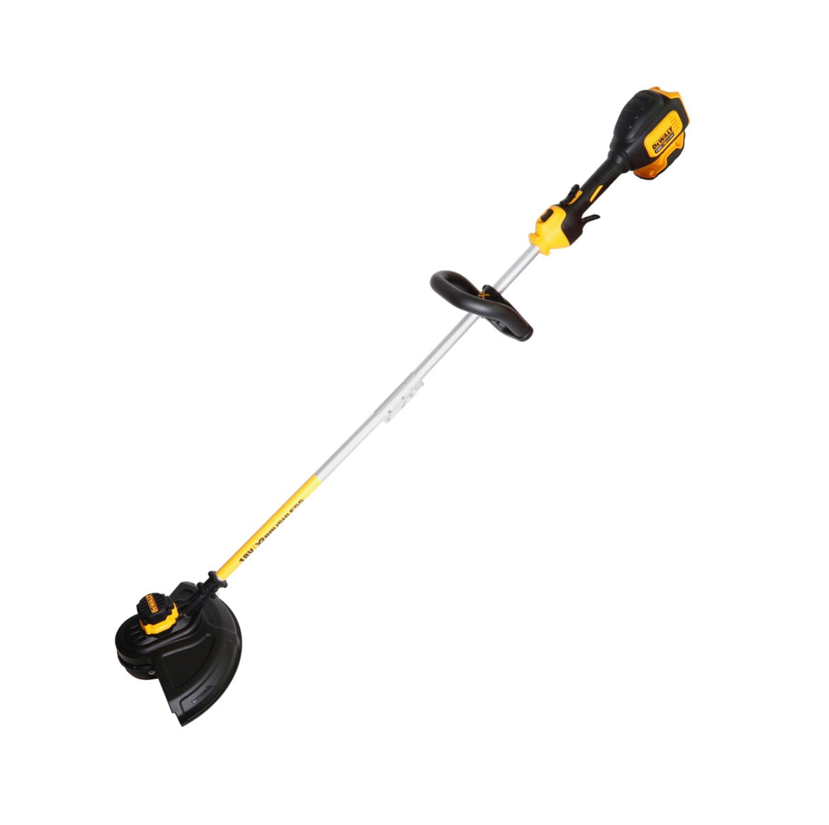 Coupe-herbe à batterie Li-Ion sans balais Dewalt DCM 561 PBS 18 V avec arbre fendu + lampe à batterie Li-Ion DeWalt DCL 040 18 V XR