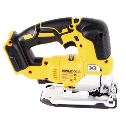 DeWalt DCS 334 NT scie sauteuse à course pendulaire à batterie 18V sans balais Solo + TSTAK + lampe à batterie DeWalt DCL 040 18V XR Li-Ion