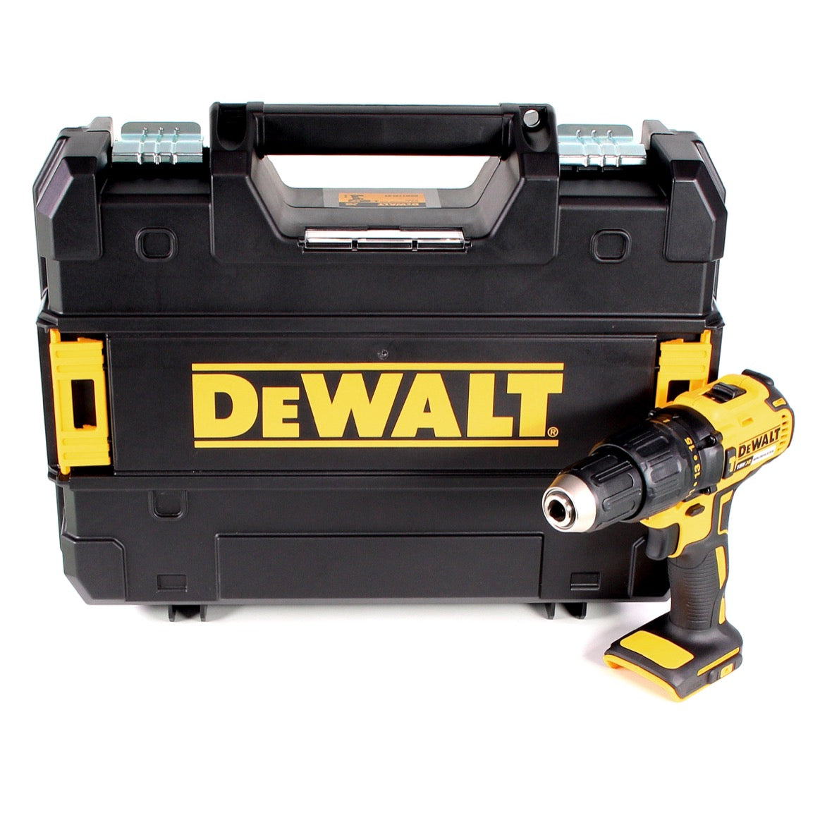 DeWalt DCD 778 NT Akku Schlagbohrschrauber 18V 65Nm Solo in TSTAK Box + DeWalt DCL 040 18V XR Li-Ion Akku Lampe