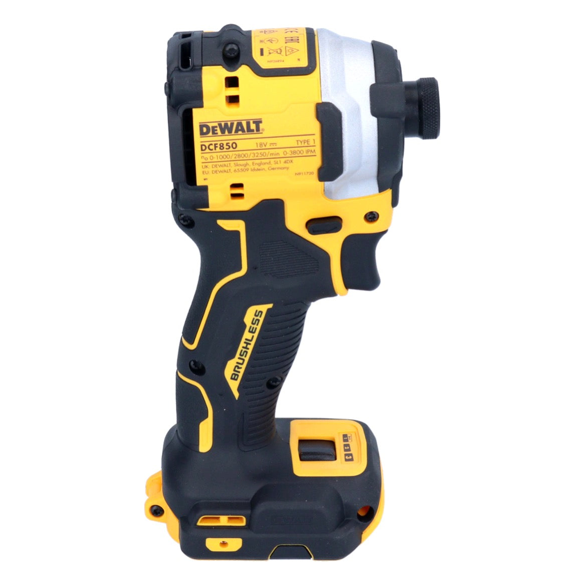 DeWalt DCF 850 N Akku Schlagschrauber 18 V 205 Nm 1/4" Brushless Solo + DeWalt DCL 040 18V XR Li-Ion Akku Lampe