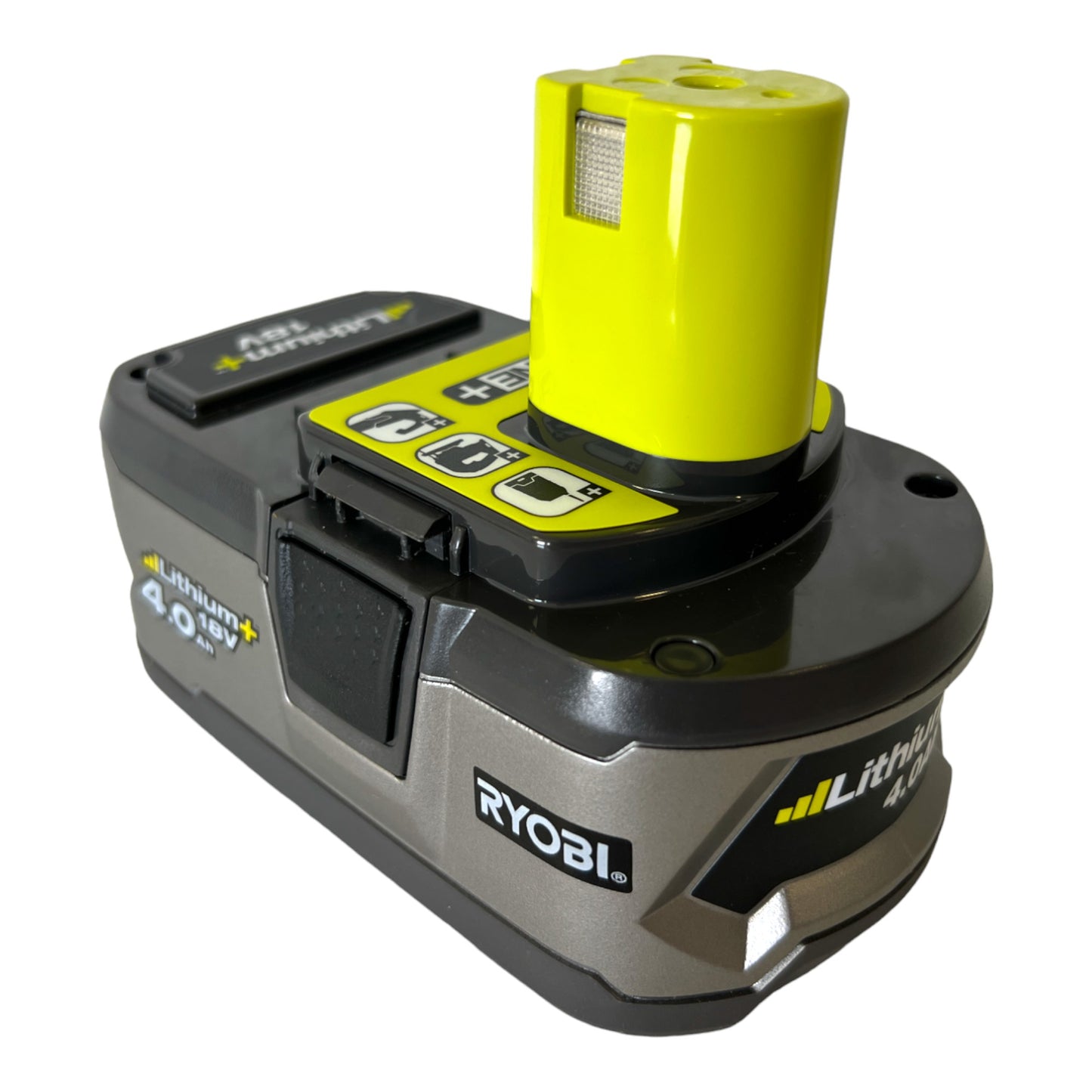 Ryobi RB18L40 Akku 18 V 4,0 Ah / 4000 mAh Li-Ion ONE+ ( 5133001907 ) mit Ladestandanzeige