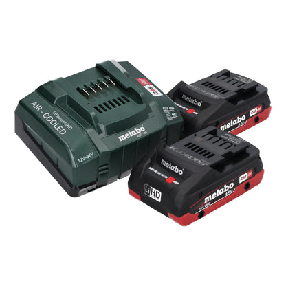 Metabo BS 18 LTX BL I Akku Bohrschrauber 18 V 130 Nm Brushless + 2x LiHD Akku 4,0 Ah + Ladegerät