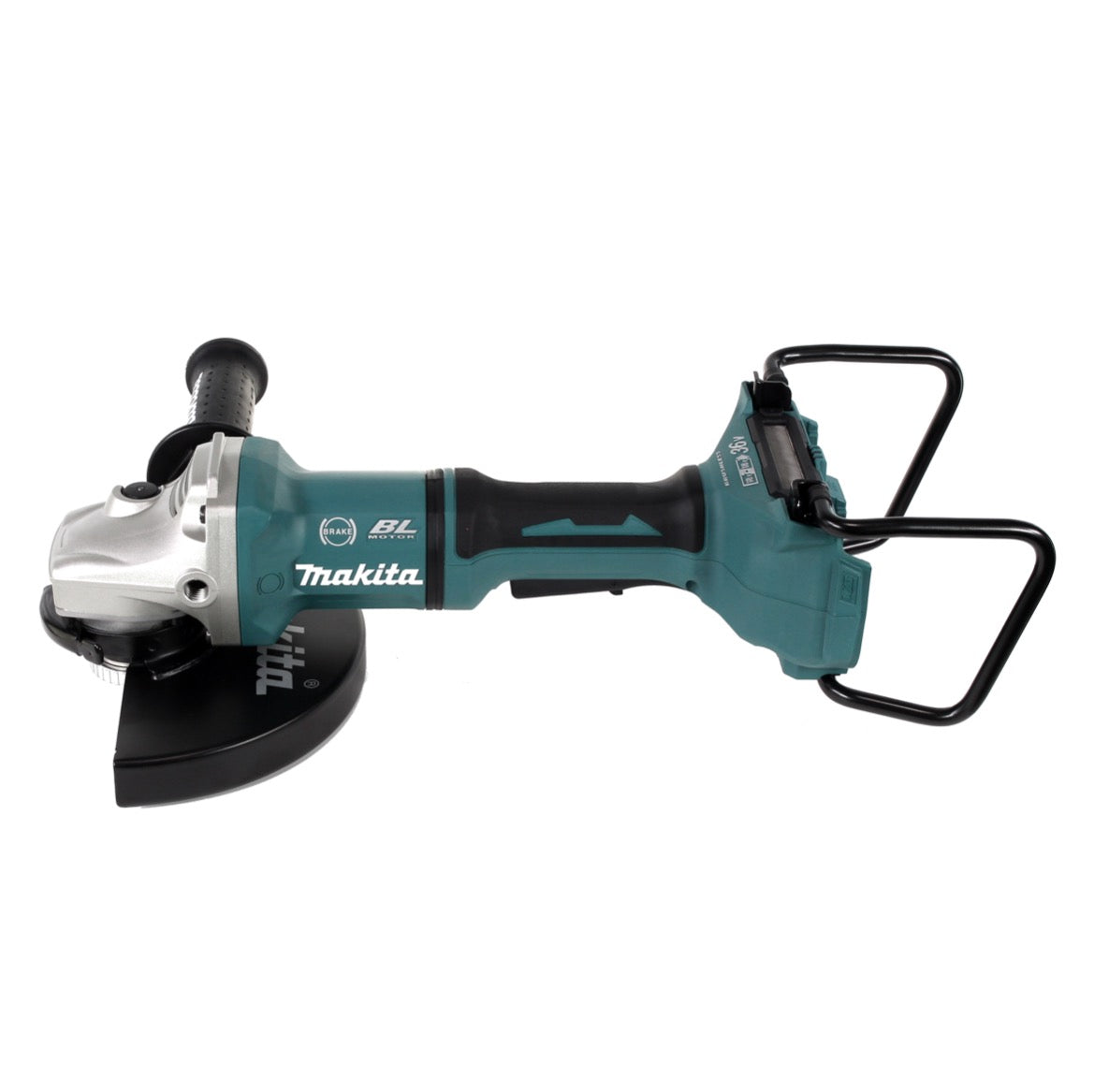 Makita DGA 900 MKX2 Akku Winkelschleifer 36V ( 2x18V ) 230mm Brushless + 2x Akku 4,0Ah + Ezynut + Koffer - ohne Ladegerät - Toolbrothers