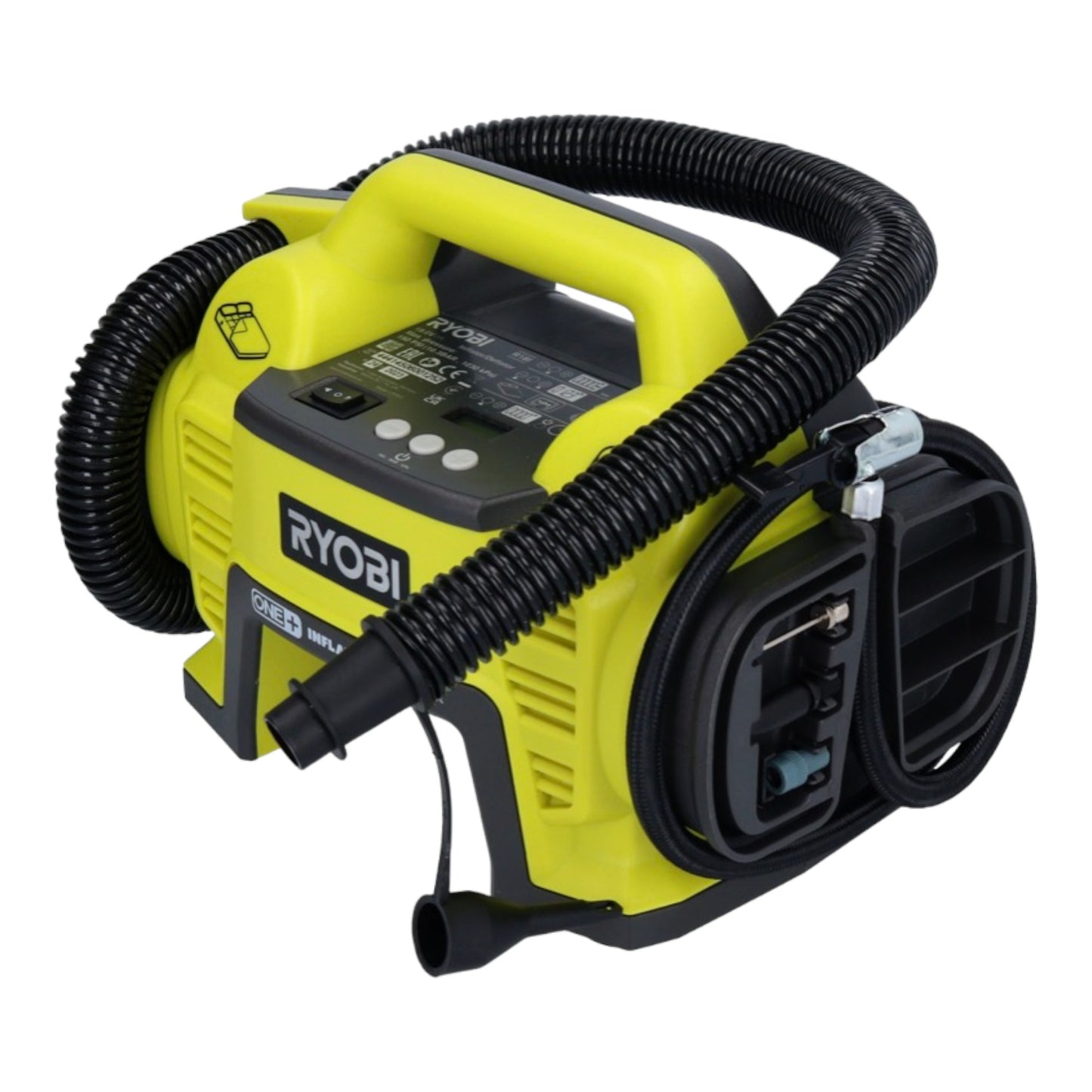 RYOBI R18I-115 Akku Kompressor 18 V 10,34 bar Druck + 1x Akku 1,5 Ah + Ladegerät