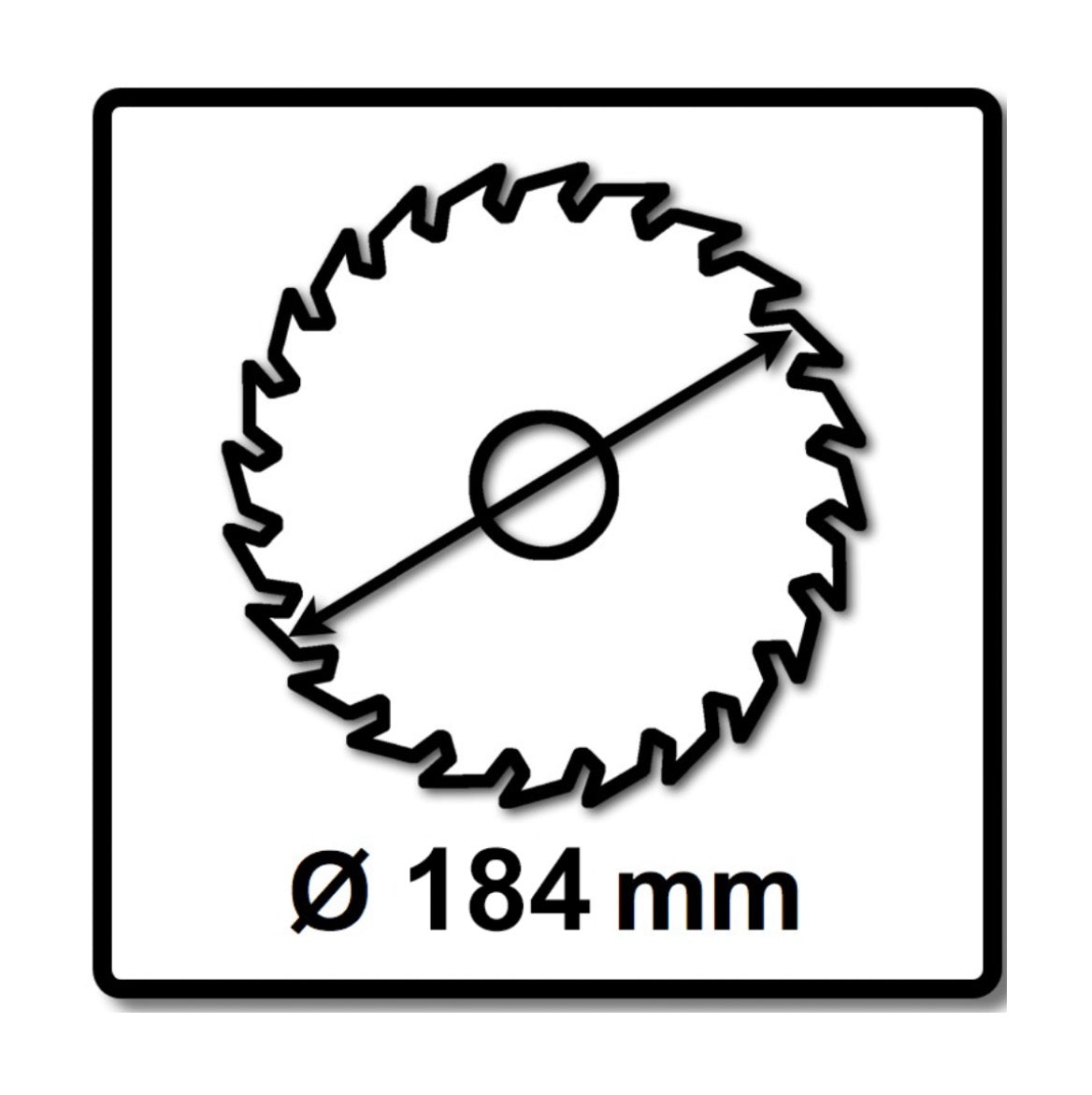 DeWalt DT 1002 QZ Sägeblatt Universal 184 x 2,6 x 16 mm 28 HM Zähne - Toolbrothers