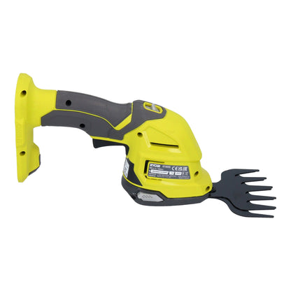 Ryobi RY18GSA-115 18 V ONE+ Akku Gras- u. Strauchschere, Schnittstärke 8 mm + 1x Akku 1,5 Ah + Ladegerät