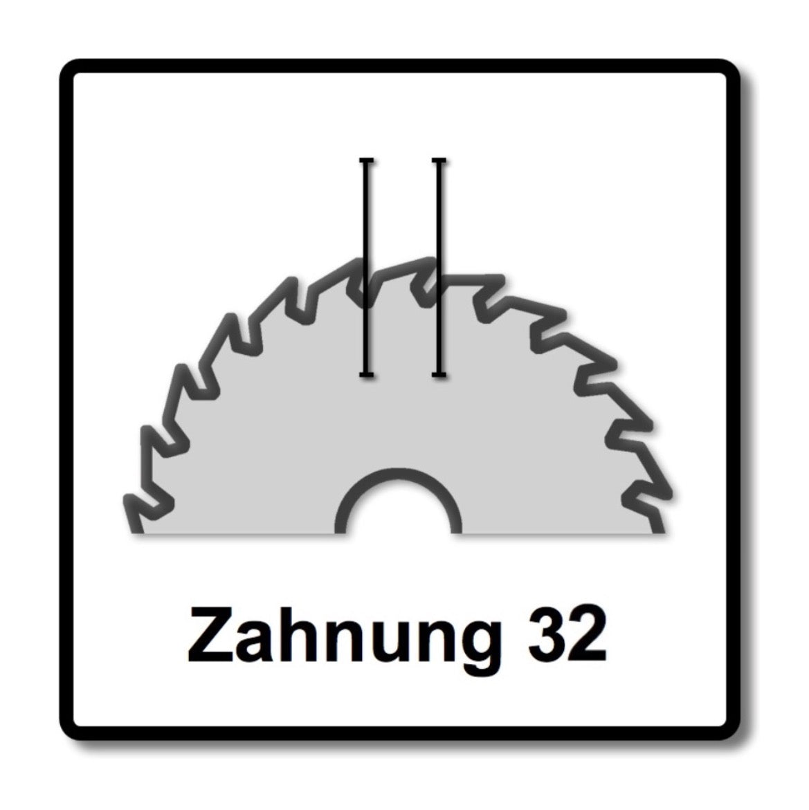 Makita MCCS15032E Specialized Sägeblatt für Metall HW 150 x 20 x 1,5 mm 32 Zähne ( B-47036 ) - Toolbrothers