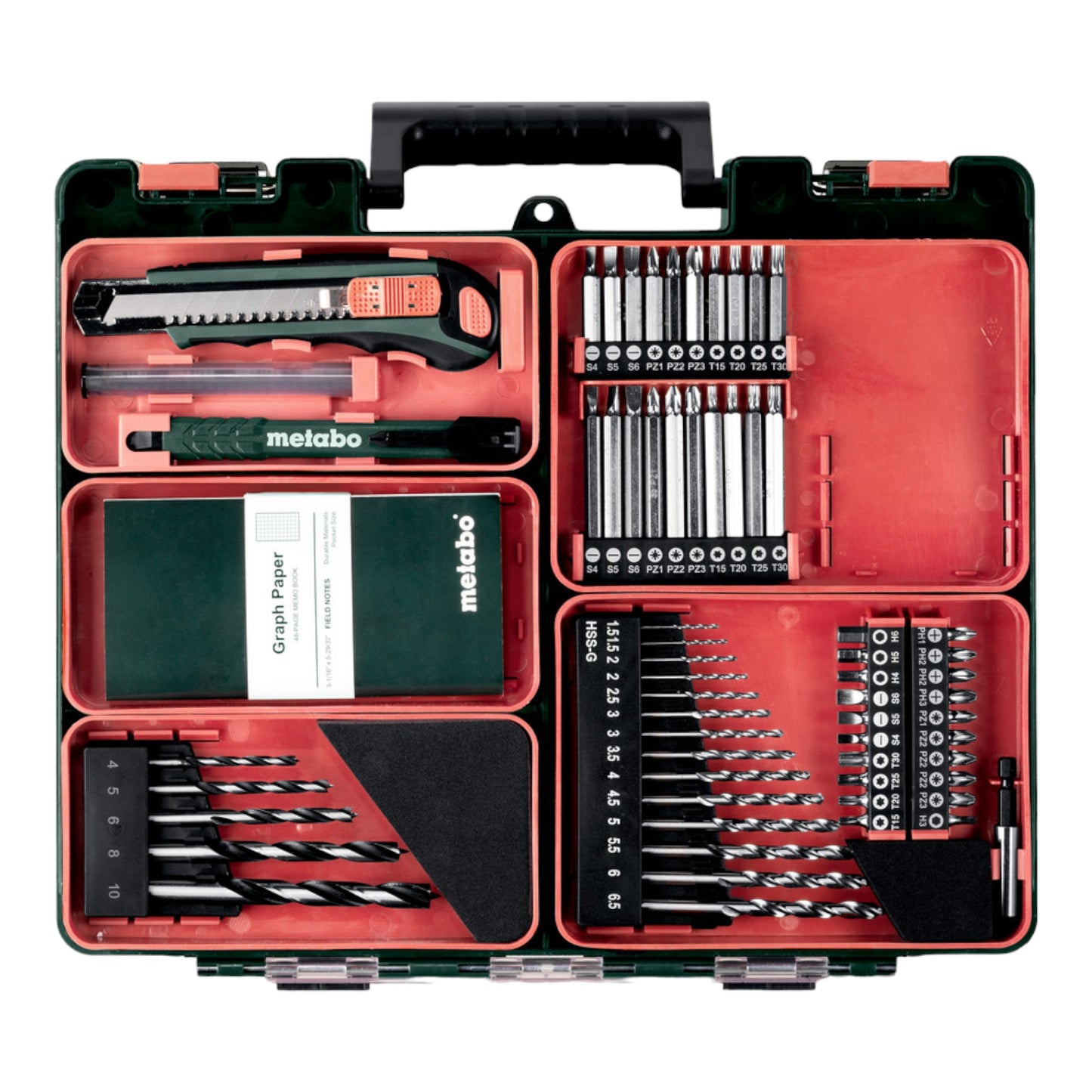 Metabo PowerMaxx BS 12 Set Akku Bohrschrauber 12 V 40 Nm ( 601036870 ) + 2x Akku 2,0 Ah + Ladegerät + Zubehör Set + Koffer