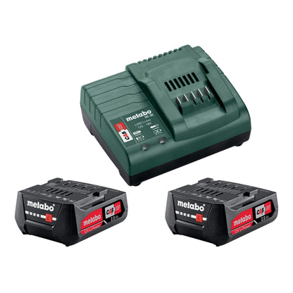 Metabo PowerMaxx BS 12 set perceuse-visseuse sans fil 12 V 40 Nm (601036870) + 2x batteries 2,0 Ah + chargeur + set d'accessoires + mallette