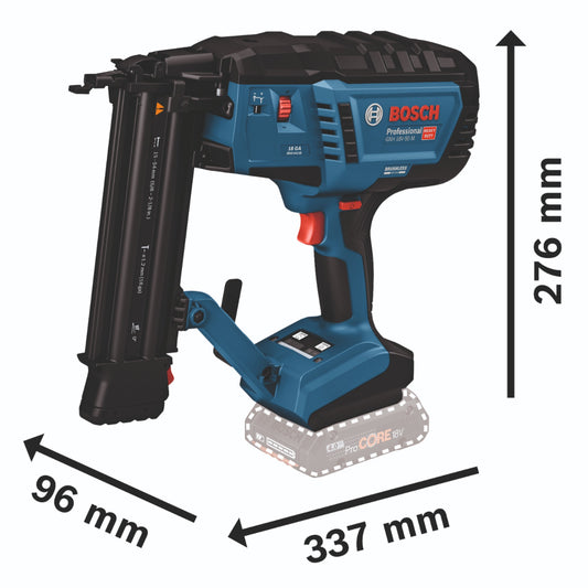 Bosch GNH 18V-50 M Professional Cloueuse à bois sans fil 18 V 1,2 x 16 - 50 mm sans balais (0601482400) Solo - sans batterie, sans chargeur