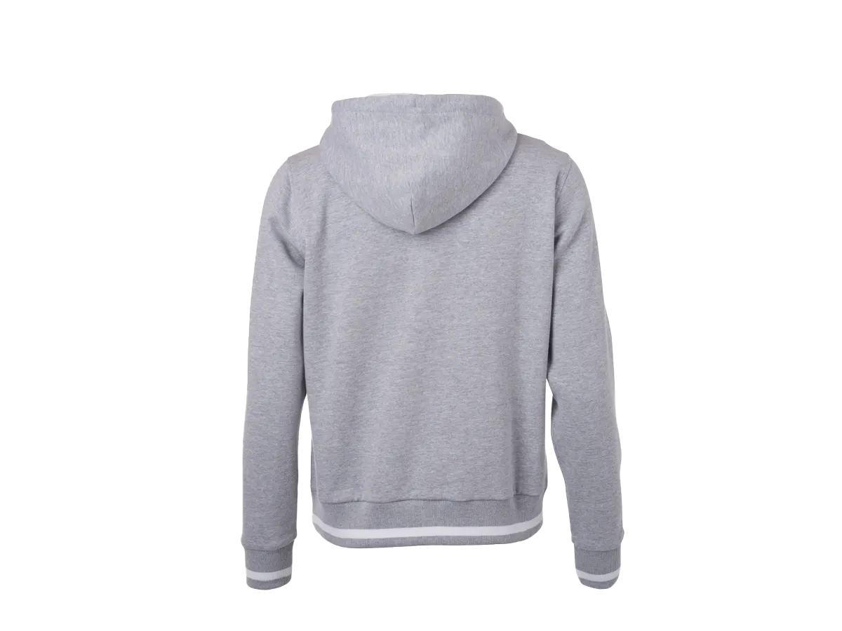 Der L-BOXX Hoodie in Grau-Weiß (Herren / Größe M) - Sportlich und Bequem