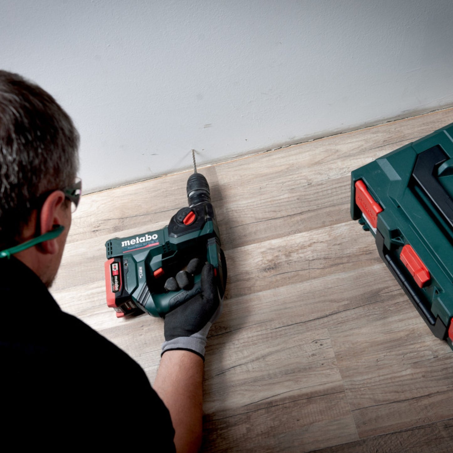 Metabo PowerMaxx BH 12 BL 16 marteau perforateur sans fil 12 V 1,3 J SDS-Plus Brushless + coffret (600207860) - sans batterie, sans chargeur