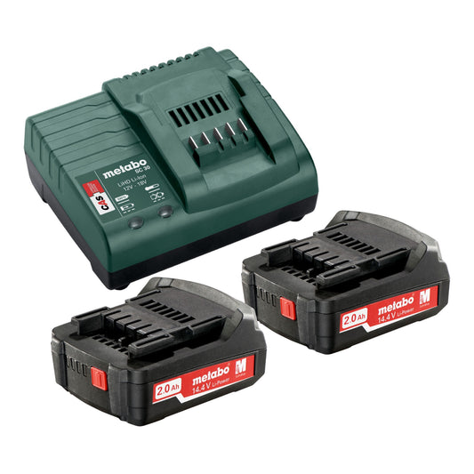 Perceuse-visseuse sans fil Metabo BS 14.4 14,4 V 40 Nm (602206540) + 2x batteries 2,0 Ah + chargeur + mallette