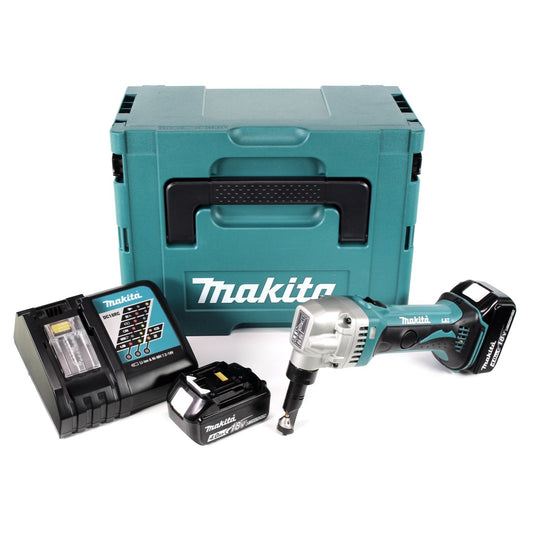 Makita DJN 161 RMJ 18V Akku Knabber Schere + 2x Akku 4,0Ah + Schnellladegerät + Makpac - Toolbrothers