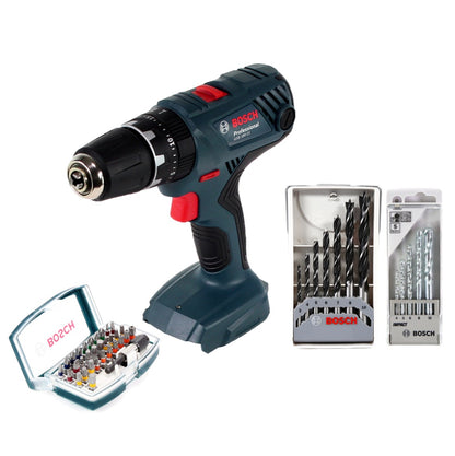 Bosch Professional GSB 18V-21 Akku Schlagbohrschrauber 18V 55Nm + 44-tlg. Bit- und Bohrer-Set - ohne Akku, ohne Ladegerät - Toolbrothers