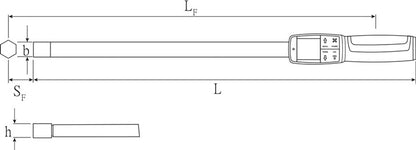 Stahlwille Drehwinkel-/Drehmomentschlüssel 714/1 ( 8000332362 ) 1 - 10 Nm