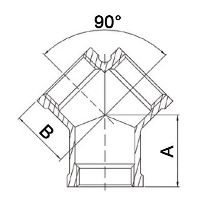 Springer Y-Stück EN 10226-1 ( 4000000078 ) NPS=3/4 ″