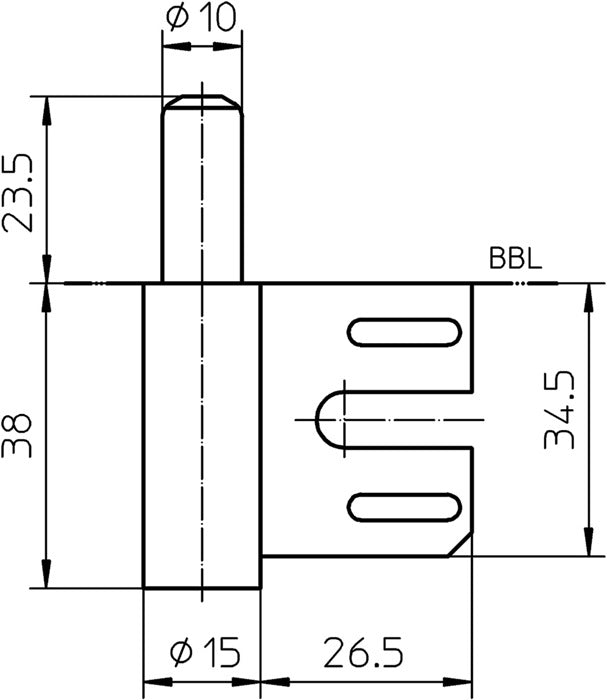 Simonswerk cadre partie V 8100 WF (3000255754) acier nickelé