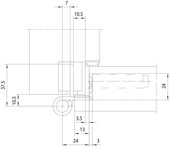 Simonswerk objet charnière VARIANT VX 7939 (3000700118) acier inoxydable brossé mat 160 kg portes à feuillure