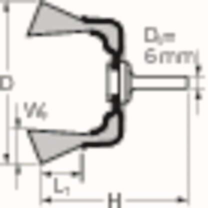 PFERD Topfbürste TBU ST ( 8000435466 ) Ø 50 mm Drahtstärke 0,3 mm