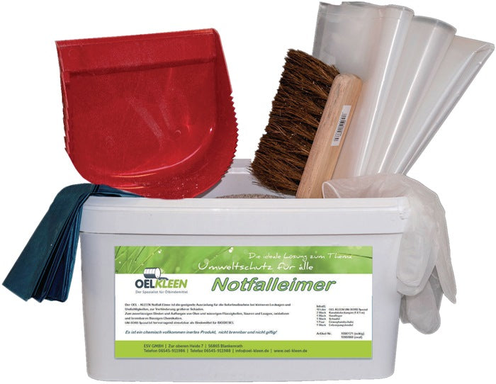 Seau d'urgence OEL Kleen (4000369630) Contenu 7 pièces