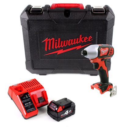 Milwaukee M18 BID-401 C 18 V Li-Ion Akku Schlagschrauber im Koffer + 1 x 4,0 Ah Akku + Ladegerät - Toolbrothers