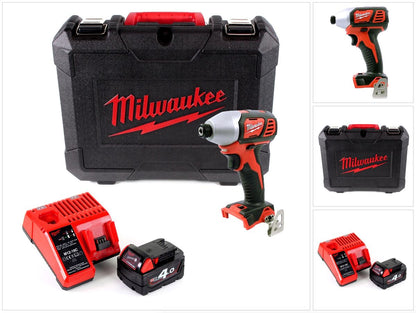 Milwaukee M18 BID-401 C 18 V Li-Ion Akku Schlagschrauber im Koffer + 1 x 4,0 Ah Akku + Ladegerät - Toolbrothers