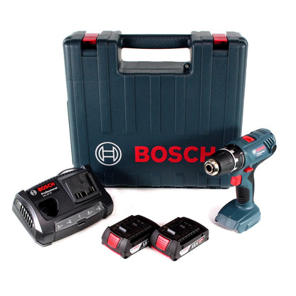 Bosch Professional GSR 18V-21 Akku Bohrschrauber 18V 55Nm ( 06019H1070 ) + 2x Akku 2,0Ah + Ladegerät + Koffer - Toolbrothers